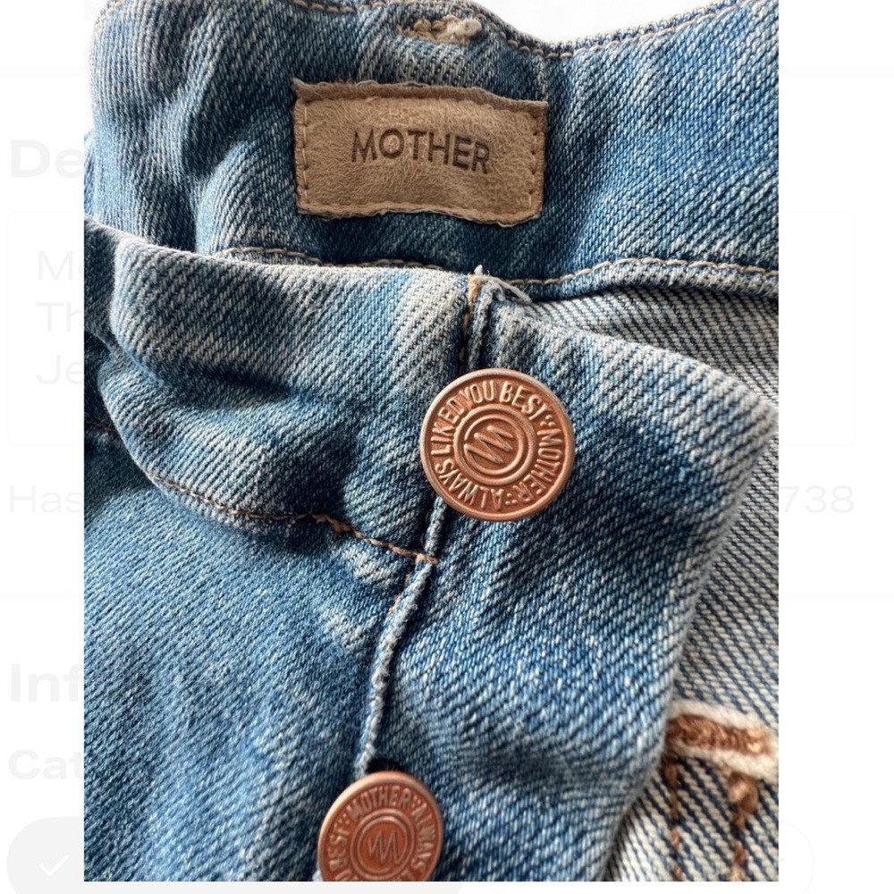 MOTHER SUPERIOR Light Blue Ankle Jeans - Picture 6 of 10